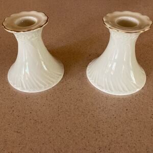 Crown Classics Whitehall Fine Porcelain Candlesticks